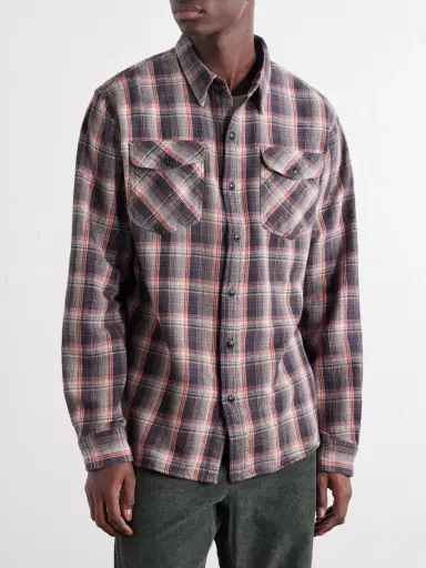 RRL Jasper Checked Cotton Shirt - Men | Thumbnail 3