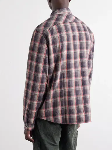 RRL Jasper Checked Cotton Shirt - Men | Thumbnail 4