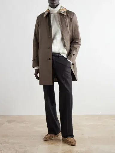 Burberry Tottenham Checked Cotton-Gabardine Trench Coat - Men | Thumbnail 2