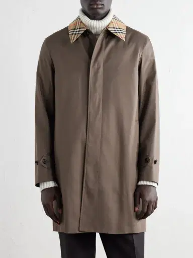 Burberry Tottenham Checked Cotton-Gabardine Trench Coat - Men | Thumbnail 3