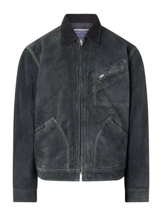 RRL Chrysler Corduroy-Trimmed Suede Jacket - Men