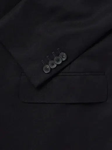 MR P. Slim-Fit Double-Breasted Satin-Trimmed Wool-Flannel Blazer - Men | Thumbnail 6