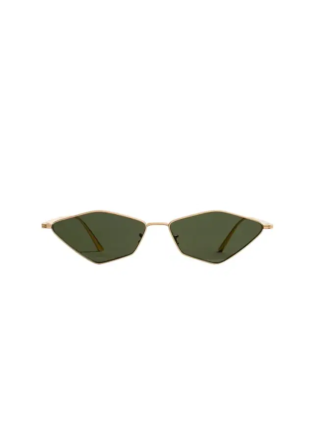 Khaite Khaite X Oliver Peoples 2001C In Gold And Vibrant Green