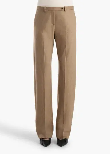 Khaite Hunter Pant In Desert Sand Wool Cashmere | Thumbnail 3 Khaite Hunter Pant In Desert Sand Wool Cashmere | Thumbnail 3