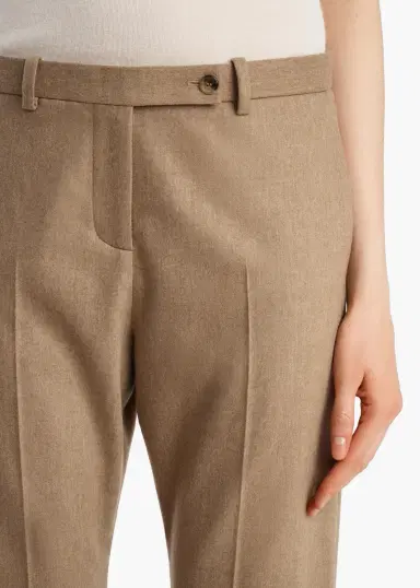 Khaite Hunter Pant In Desert Sand Wool Cashmere | Thumbnail 5 Khaite Hunter Pant In Desert Sand Wool Cashmere | Thumbnail 5