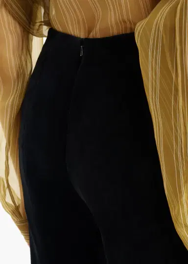 Khaite Ryden Pant In Black Velvet | Thumbnail 6 Khaite Ryden Pant In Black Velvet | Thumbnail 6