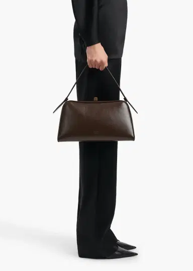 Khaite Cate Bag In Chestnut Crackle Patent Leather | Thumbnail 5