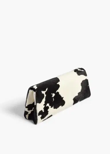 Khaite Audrey Clutch In Cow Print Haircalf | Thumbnail 2