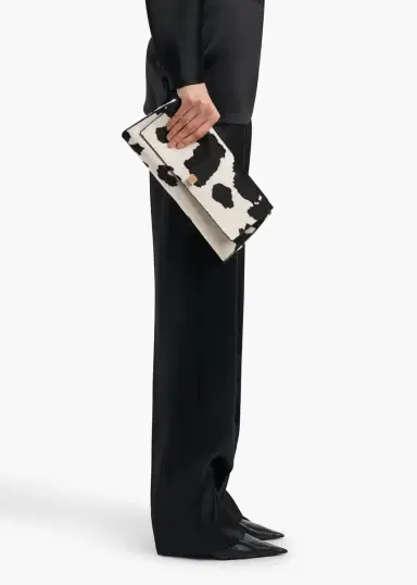 Khaite Audrey Clutch In Cow Print Haircalf | Thumbnail 5