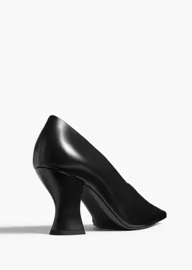 Khaite Colleen Pump In Black Glazed Leather | Thumbnail 4