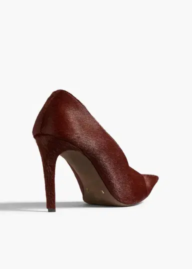 Khaite Marlene Pump In Red Mahogany Haircalf | Thumbnail 6
