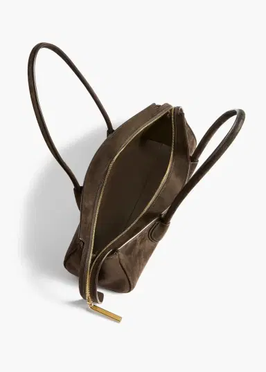 Khaite Donna Shoulder Bag In Ebano | Thumbnail 3 Khaite Donna Shoulder Bag In Ebano | Thumbnail 3