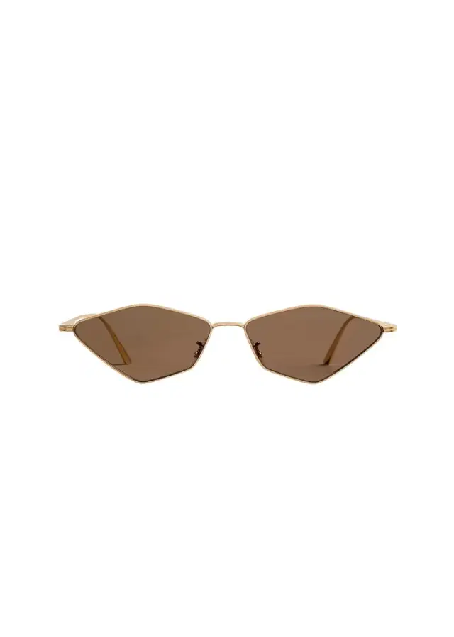 Khaite Khaite X Oliver Peoples 2001C In Gold And Brown