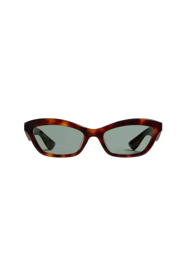 Khaite Khaite X Oliver Peoples 1997C In Dark Mahogany And Green Wash