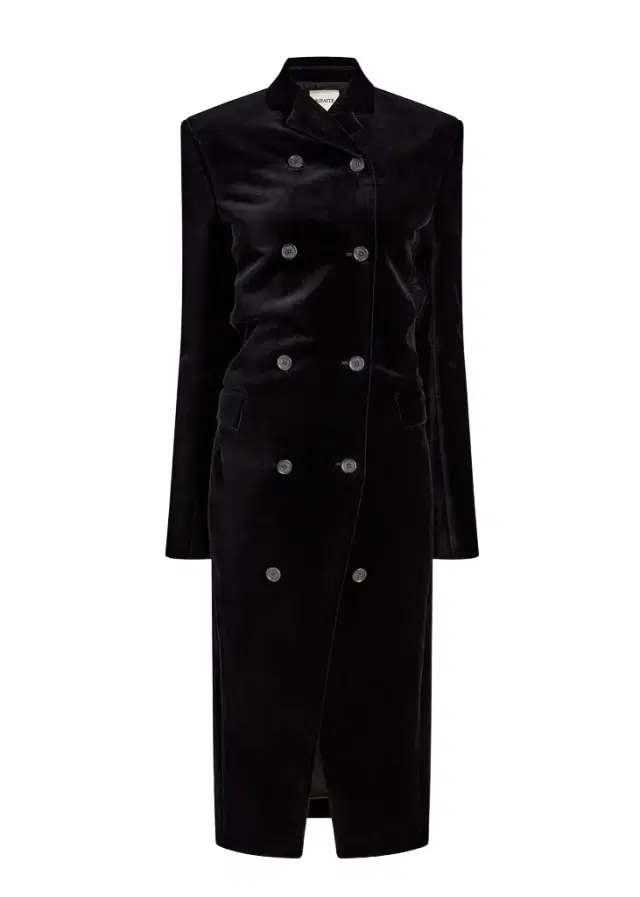 Rolon Coat In Black Velvet Rolon Coat In Black Velvet