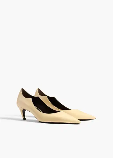 Khaite Valerie Low Pump In Butter Glazed Leather | Thumbnail 2