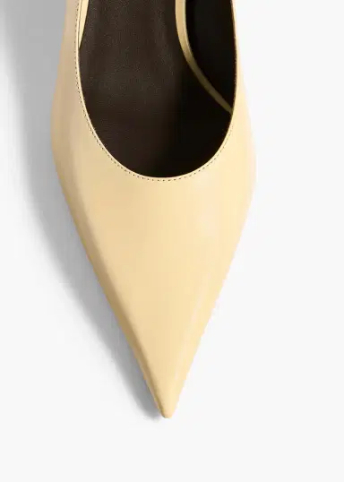 Khaite Valerie Low Pump In Butter Glazed Leather | Thumbnail 3
