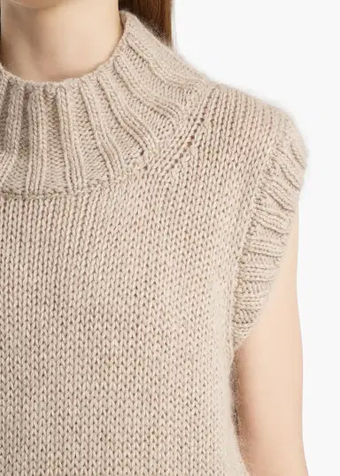 Khaite Fawn Top In Sepia Multi | Thumbnail 6