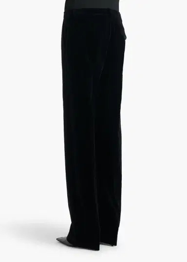 Khaite Hunter Pant In Black Velvet | Thumbnail 4 Khaite Hunter Pant In Black Velvet | Thumbnail 4