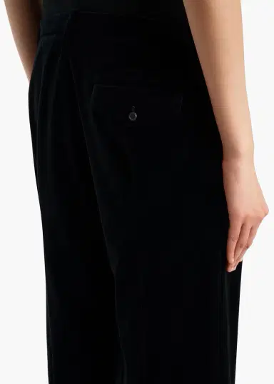 Khaite Hunter Pant In Black Velvet | Thumbnail 6 Khaite Hunter Pant In Black Velvet | Thumbnail 6