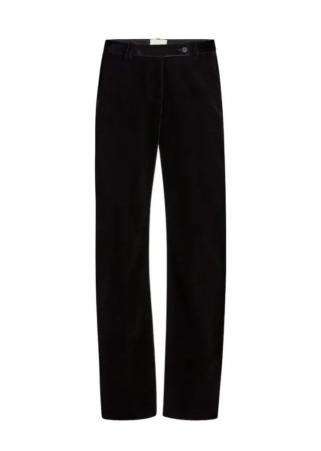 Khaite Hunter Pant In Black Velvet