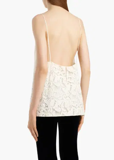 Khaite Neema Top In Ivory Glow | Thumbnail 3 Khaite Neema Top In Ivory Glow | Thumbnail 3