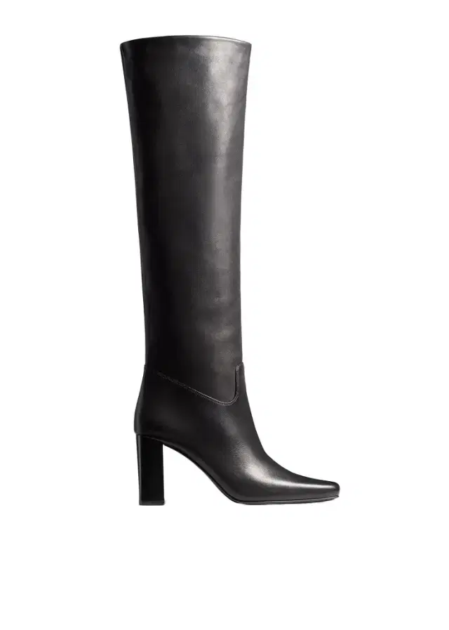 Khaite Petra Knee-High Boot In Black