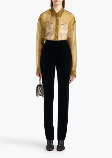 Khaite Goya Top In Monkey Print | Thumbnail 2 Khaite Goya Top In Monkey Print | Thumbnail 2