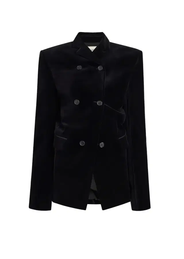 Rolo Jacket In Black Velvet Rolo Jacket In Black Velvet