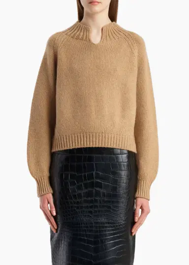 Khaite Cain Sweater In Biscotti | Thumbnail 3 Khaite Cain Sweater In Biscotti | Thumbnail 3