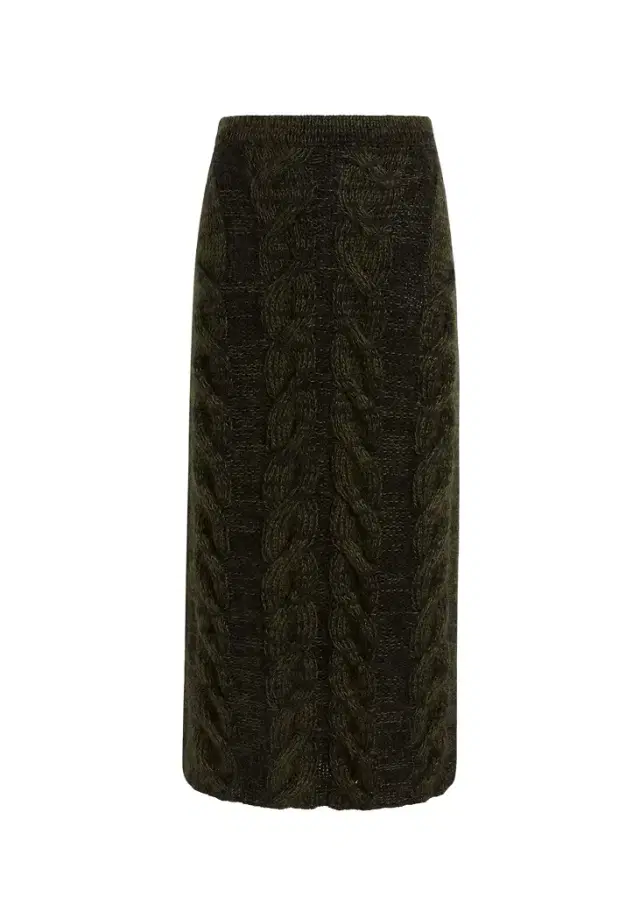 Ziva Skirt In Black And Olive Multi Ziva Skirt In Black And Olive Multi