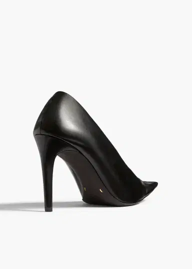 Khaite Marlene Pump In Black Glazed Leather | Thumbnail 6 Khaite Marlene Pump In Black Glazed Leather | Thumbnail 6
