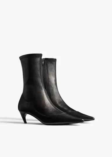Khaite Valerie Mid-Calf Boot In | Thumbnail 2 Khaite Valerie Mid-Calf Boot In | Thumbnail 2