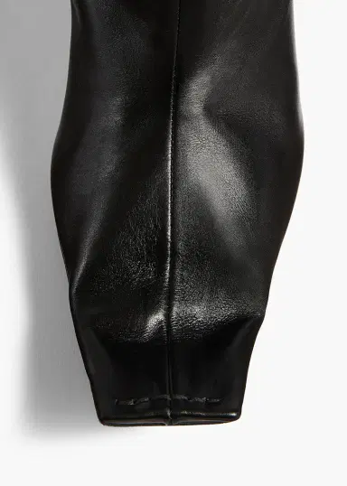 Khaite Marlene Knee-High Boot In Black Leather | Thumbnail 5 Khaite Marlene Knee-High Boot In Black Leather | Thumbnail 5
