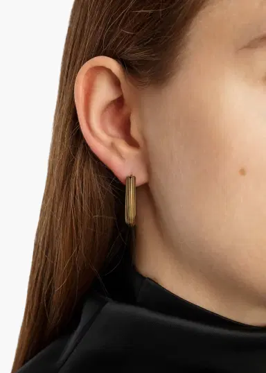 Khaite Santa Fe Rectangular Earrings In | Thumbnail 2 Khaite Santa Fe Rectangular Earrings In | Thumbnail 2
