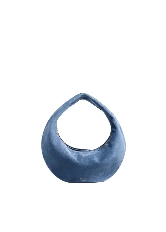 Khaite Mini Olivia Hobo In Cloud Iris Suede