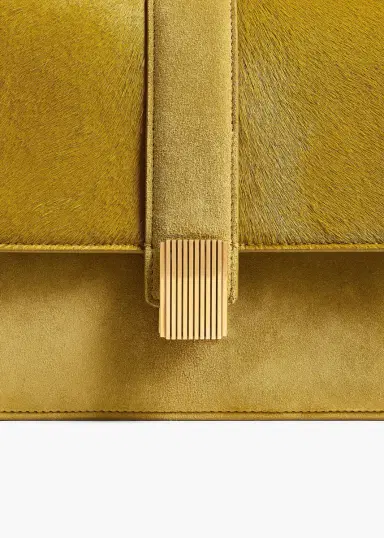 Khaite Blake Crossbody Bag In Golden Olive | Thumbnail 4
