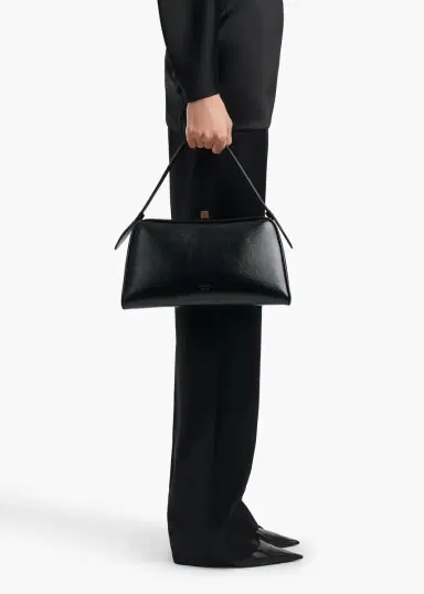 Khaite Cate Bag In Black Crackle Patent Leather | Thumbnail 5