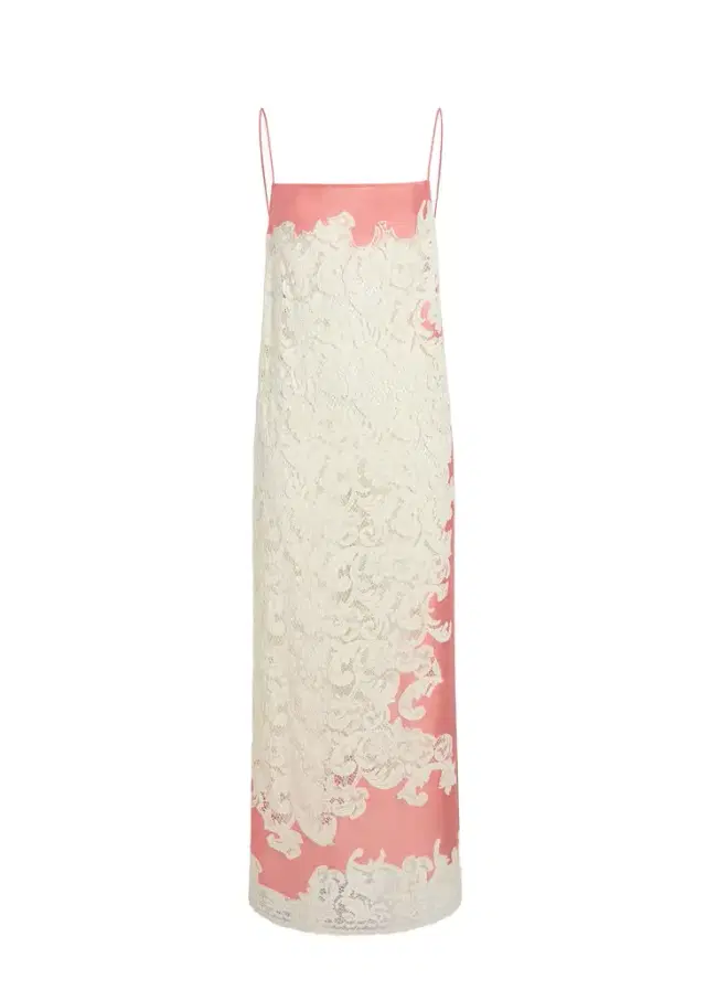 Khaite Nevis Dress In Coral