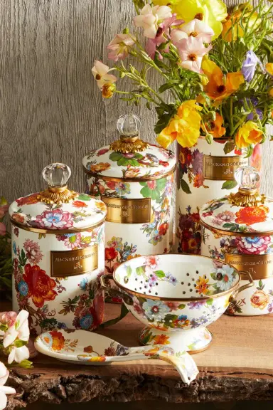 MacKenzie-Childs Small Flower Market Canister | Thumbnail 3