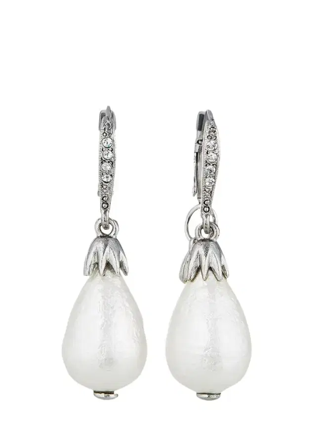 Oscar de la Renta Classic Pearly Clip Earrings