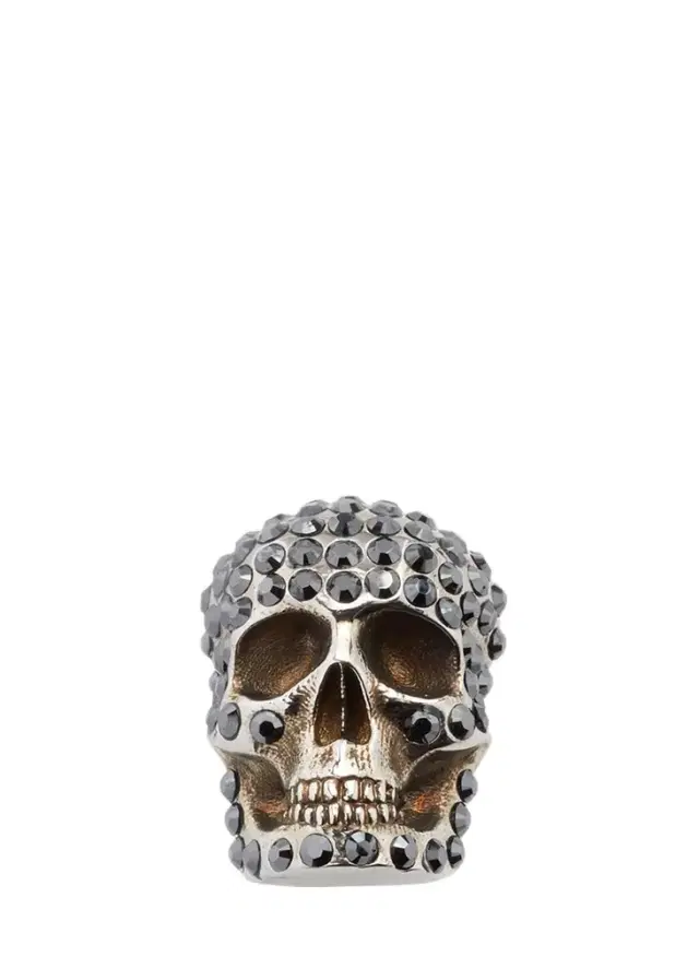 Alexander McQueen Pave Skull Earring, Single