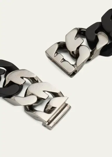 Givenchy Men's Crystal Pavé G-Chain Necklace | Thumbnail 4 Givenchy Men's Crystal Pavé G-Chain Necklace | Thumbnail 4