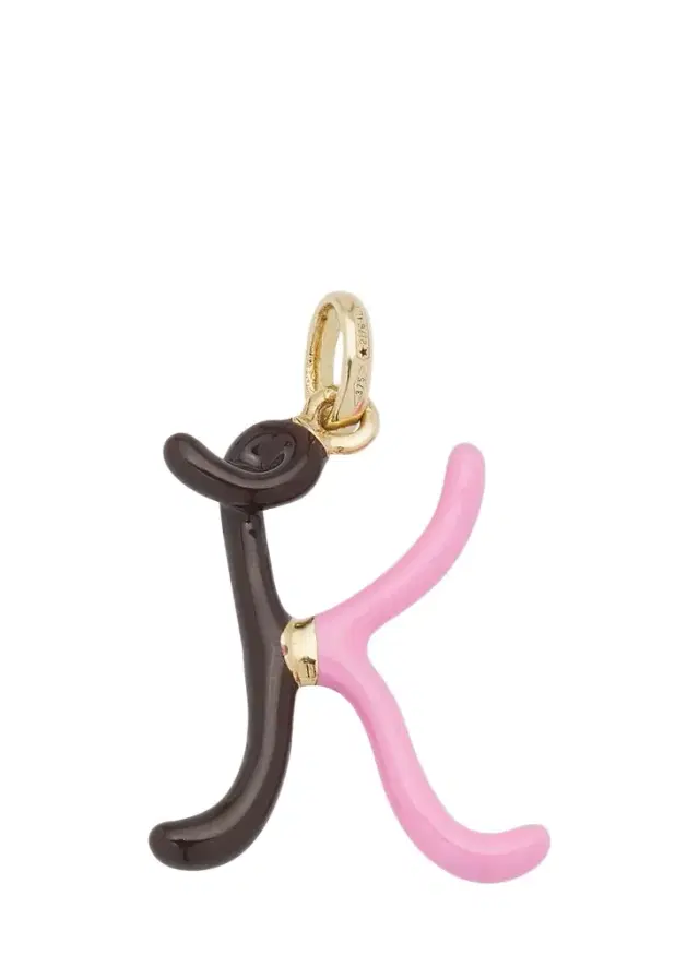 Bea Bongiasca Enamel Letter Necklace