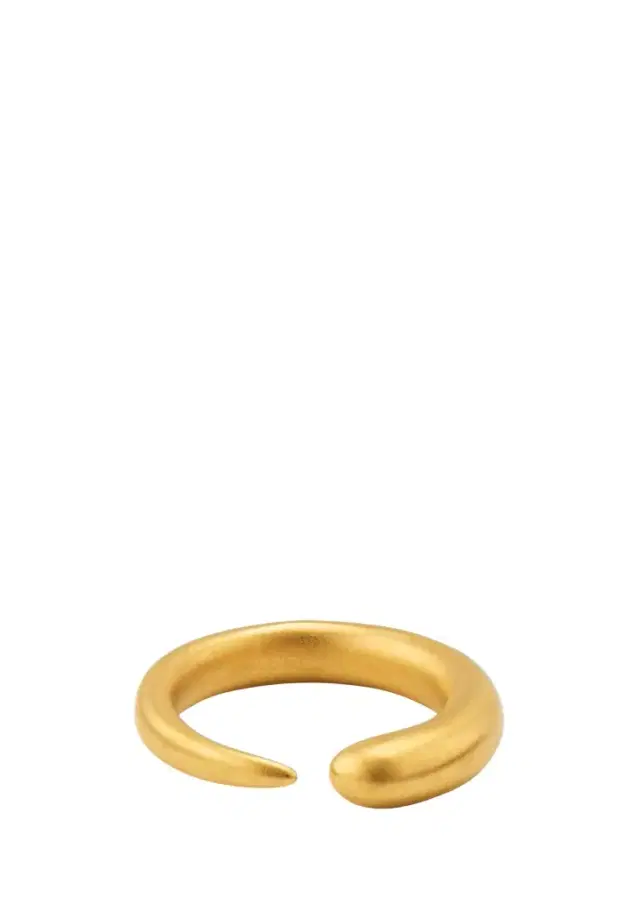 Khiry Khartoum Stacking Ring in Nude Matte 18K Gold Vermeil