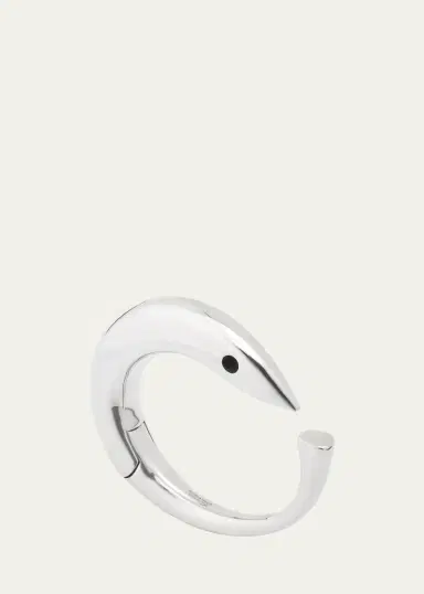 Bottega Veneta Sterling Silver Hinge Bracelet | Thumbnail 3