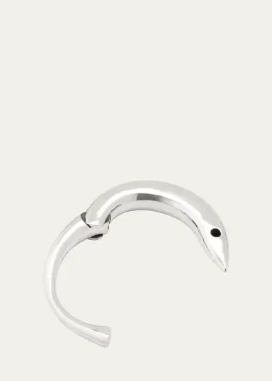 Bottega Veneta Sterling Silver Hinge Bracelet | Thumbnail 4