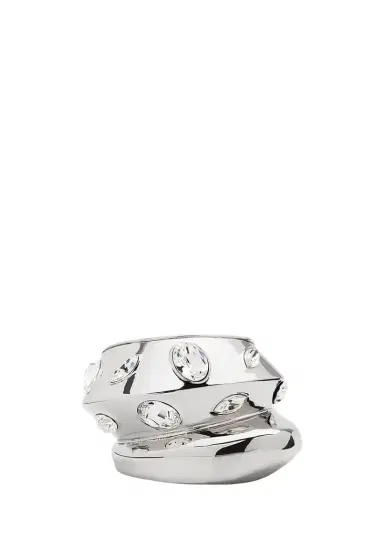 Alexander McQueen Sculptural Jeweled Cuff Bracelet | Thumbnail 1