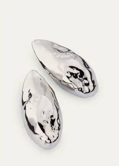 ALEXIS BITTAR Molten Puffy Teardrop Post Earrings | Thumbnail 3