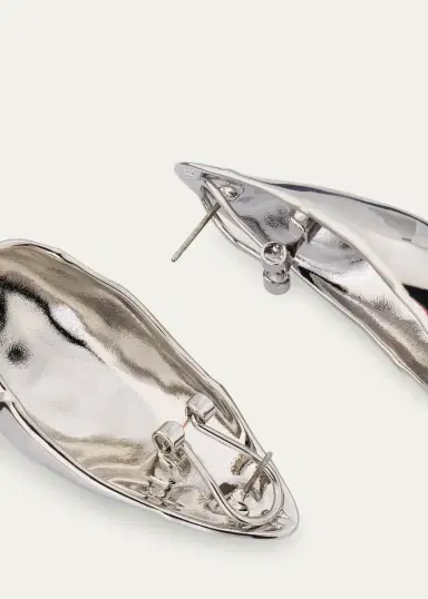 ALEXIS BITTAR Molten Puffy Teardrop Post Earrings | Thumbnail 4